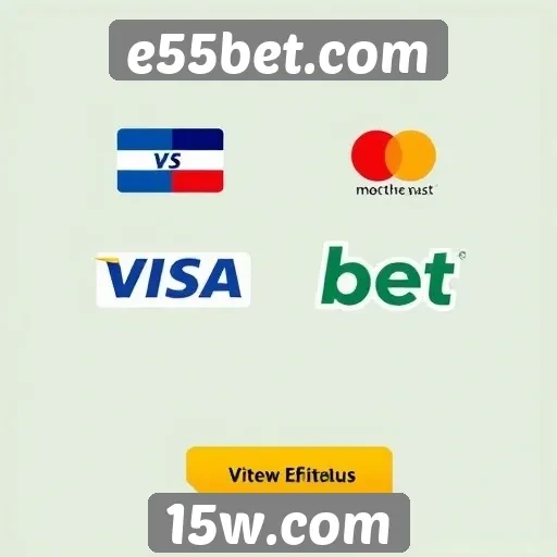 Métodos de pagamento aceitos no e55bet.com