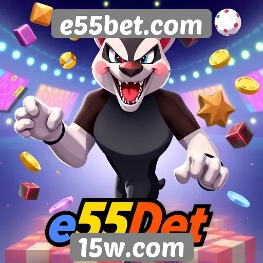 Variedade de jogos oferecidos na plataforma e55bet